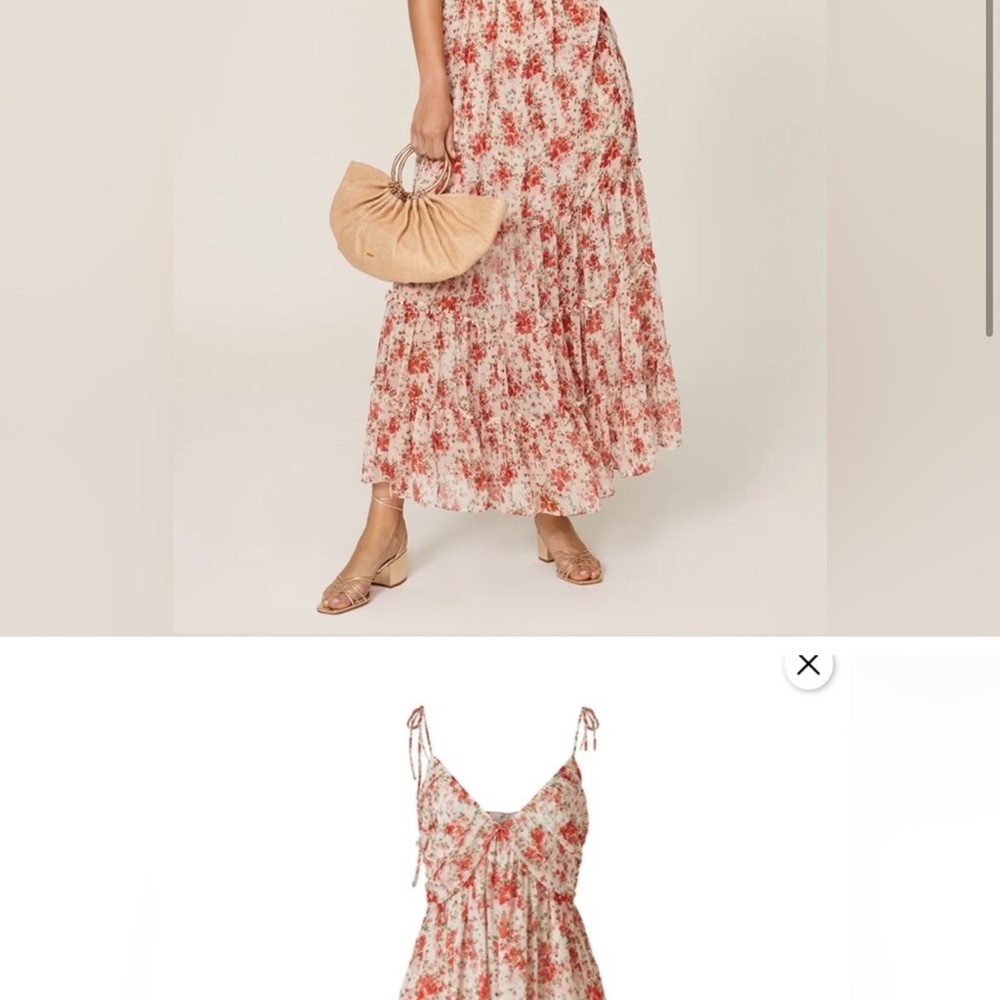 Floral Maxi Dress with Spaghetti Straps